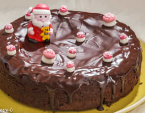 Gâteau châtaignes et chocolat