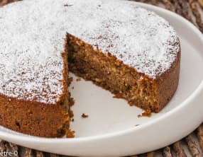 Gâteau fondant aux noix