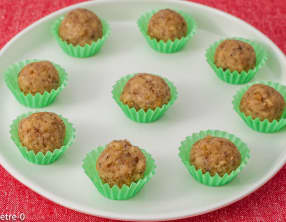 Bouchées aux noix et au café