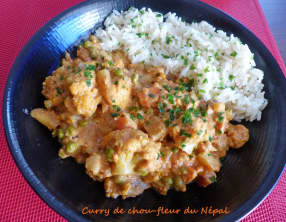 Curry de chou-fleur du Népal