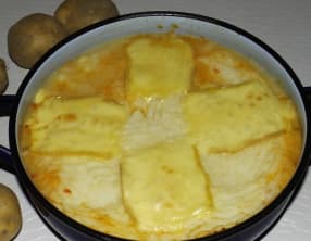 Hachis restant de raclette