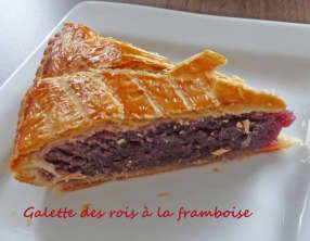 Galette des rois à la framboise