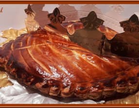 Galette des rois à la crème pralinée