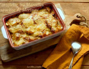 Tartiflette au maroilles et saucisse de Morteau