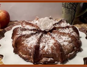 Gâteau aux pommes et calvados
