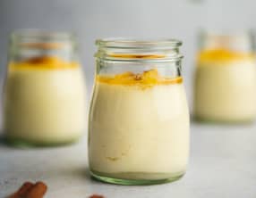 Panna cotta à l'orange sans gélatine