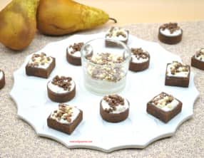 Bouchées fromage poire