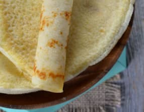 Crêpes maison au beurre