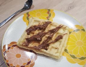 Gaufre express à la banane