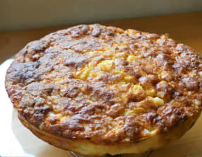 Gâteau madeleine aux pommes