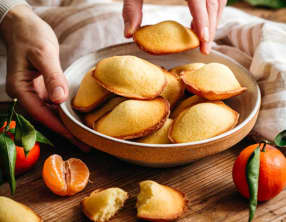 Madeleines à l'orange