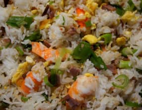 Riz cantonais au sarcives