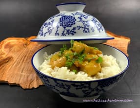 Curry de crevettes au lait de coco