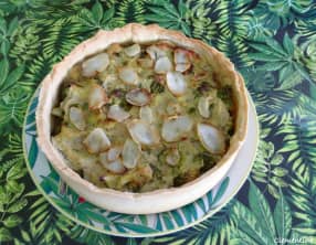 Tarte salée aux topinambours