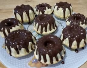 Les mini bundt cakes coco choco