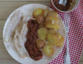 Filets de sole au coulis de tomates