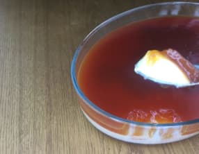 Dessert fondant comme un flan