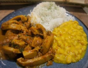 Cari calamars créole