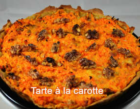 Tarte à la carotte