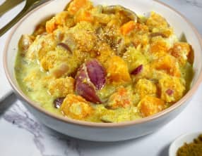 Curry de butternut au lait de coco