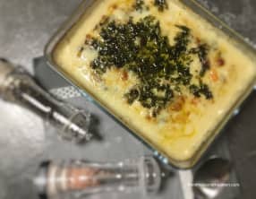 Cassolette de Saint-Jacques et crevettes