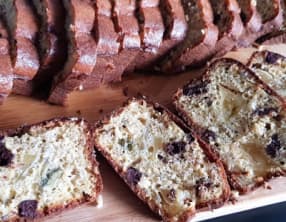 Cake mascarpone, pomme et chocolat