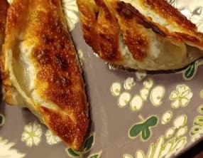 Gyozas vegan sans sel