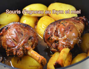 Souris d'agneau confites