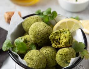 Falafels au chou kale