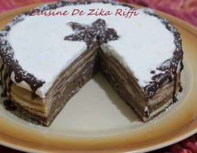 Gâteau de crêpes chantilly ricotta