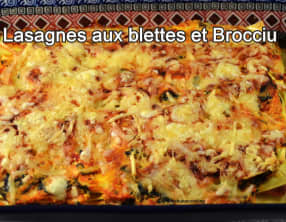 Lasagnes aux blettes et brocciu