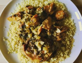 Tajine de collier d'agneau