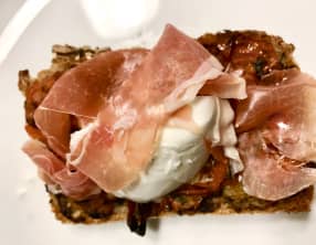 tartine grillée franco-italienne