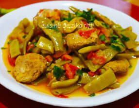 Tajine d'agneau aux haricots verts