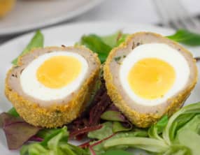 Oeufs écossais au four