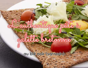 Pâte à galette bretonne traditionnelle au blé noir