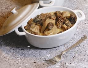 Blanquette de veau aux morilles