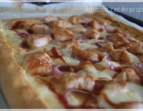 Pizza Poulet Soja et Barbecue
