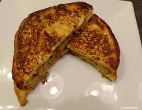 Pain perdu à l'ananas rôti