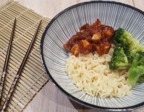 Tofu avec sa sauce relevée