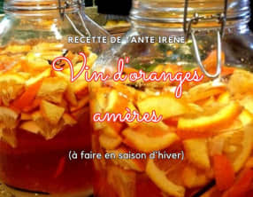 Vin d'oranges amères
