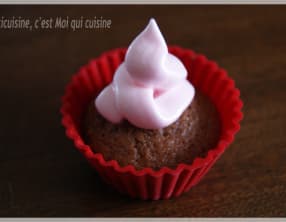 Cupcake framboise meringué