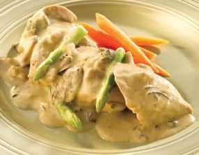 Filet de poulet sauce boursin