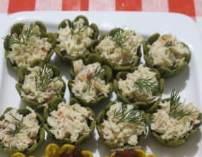 Tartelettes au crabe