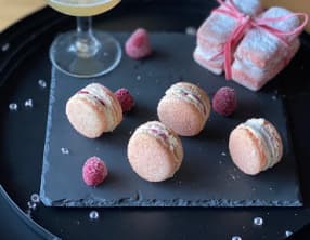 Macarons aux biscuits roses de Reims
