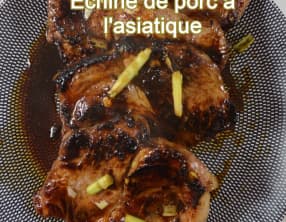 Échine porc à  l'asiatique