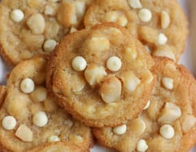 Cookies chocolat blanc et noix de macadamia