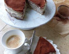 Gâteau de crêpes façon Tiramisu