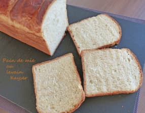 Pain de mie au levain