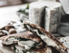 Grilled cheese à la Fourme d'Ambert